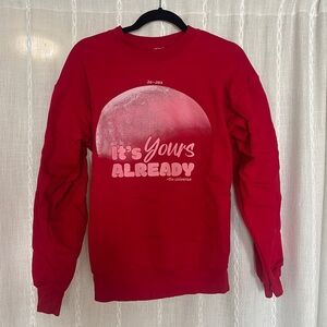 Jo + Jax Red Dancer’s Sweatshirt Women’s Size Small